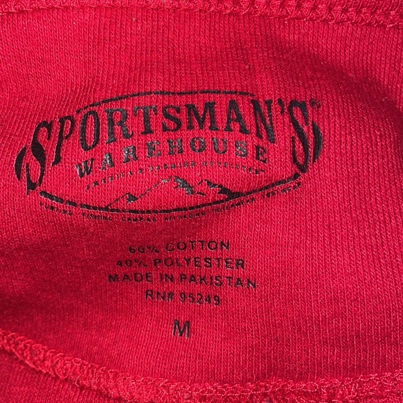 Sportsman’s Warehouse Union Suit Red, M - Picture 4 of 8